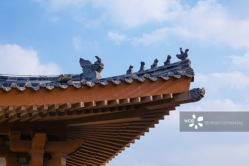 唐朝风格的建筑图片素材