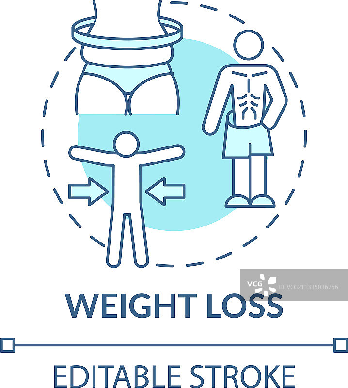 减肥概念图标图片素材