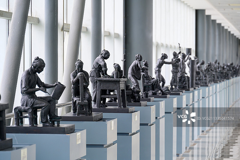 景德镇中国陶瓷博物馆-中国千年的陶瓷文化图片素材