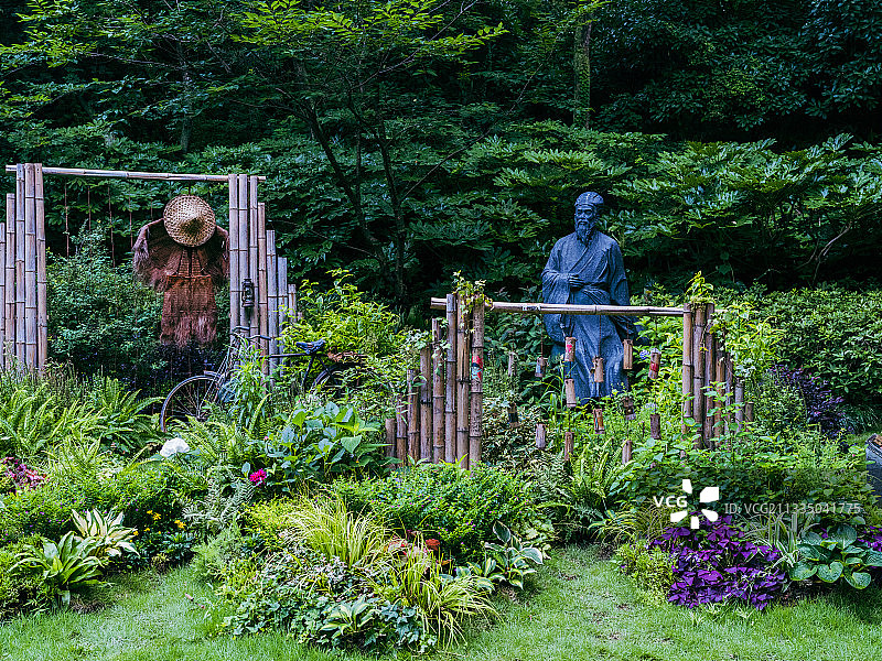 杭州·万松书院，梁山伯与祝英台“三载同窗”之地图片素材