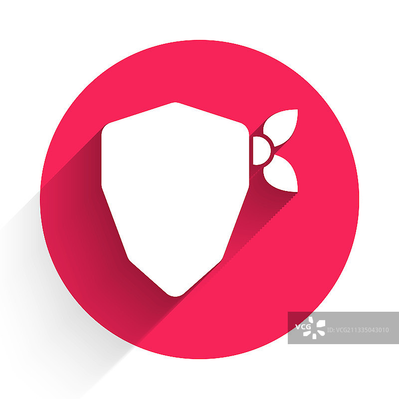 带长阴影的红色白色破坏者图标图片素材