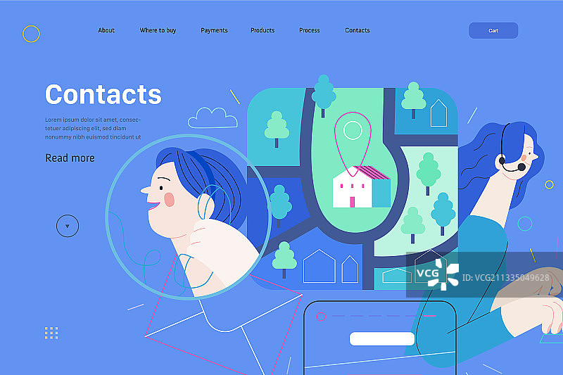 医疗保险模板-诊所联系方式图片素材