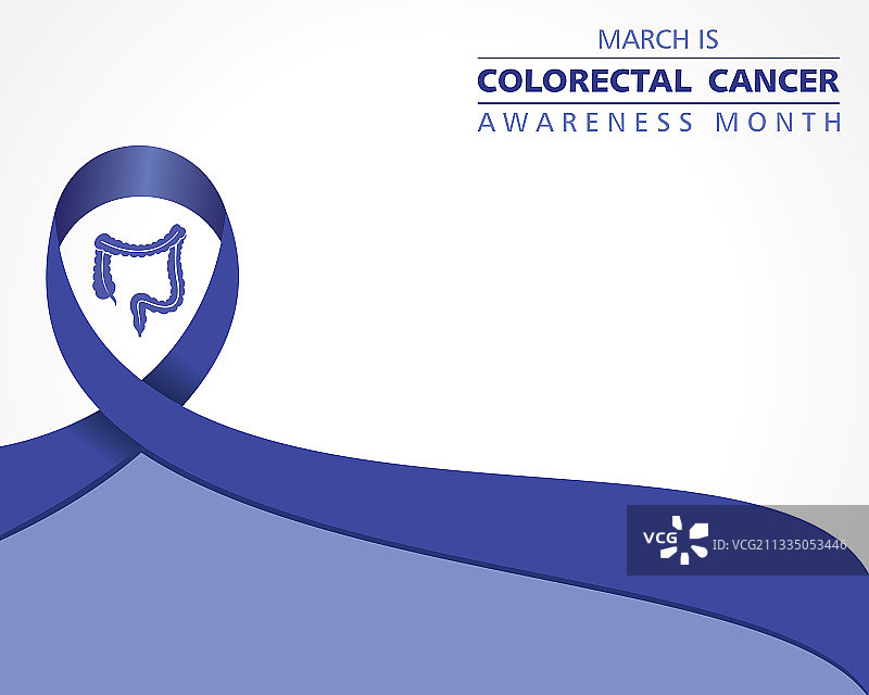 结直肠癌宣传月图片素材