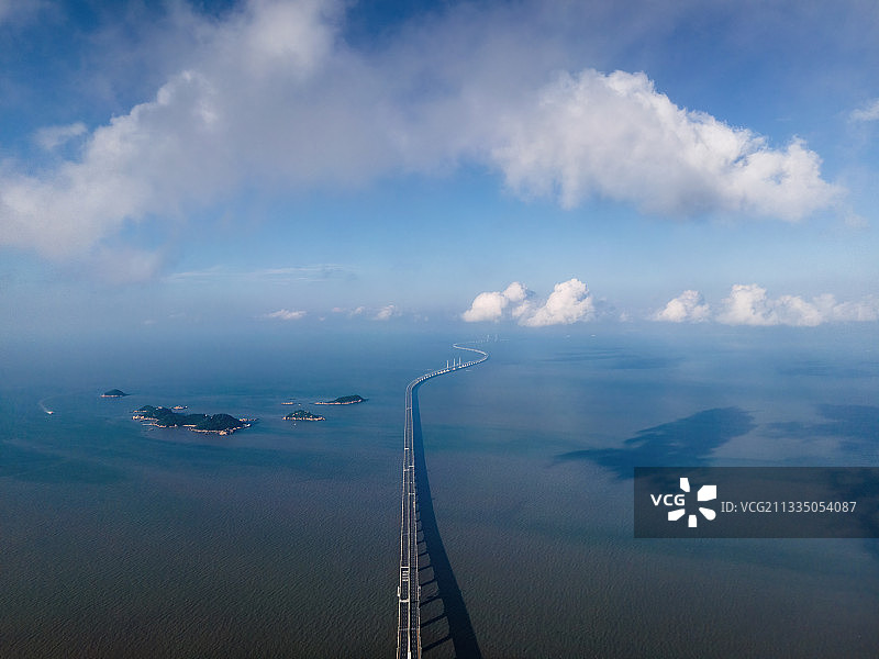 广东珠三角珠海港珠澳大桥粤港澳大湾区经济特区中国基建图片素材