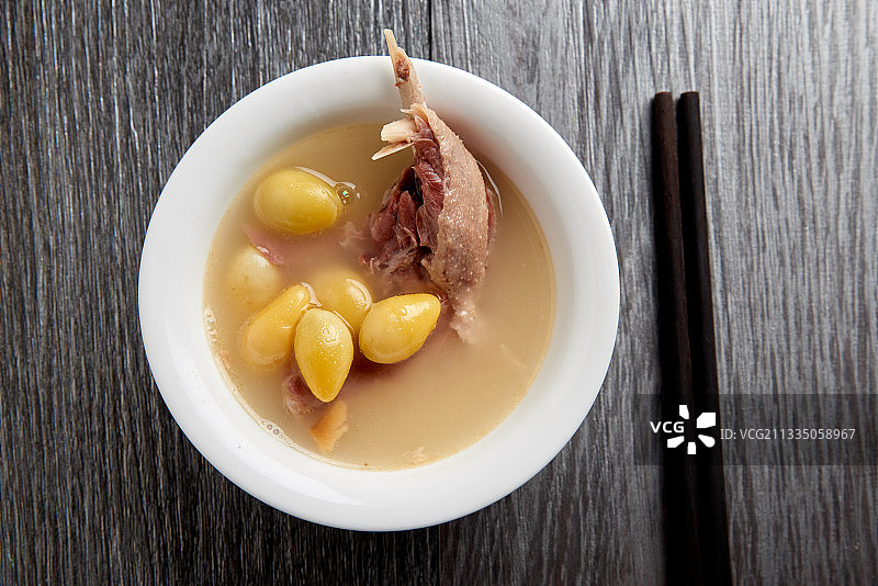 白果老鸭汤图片素材