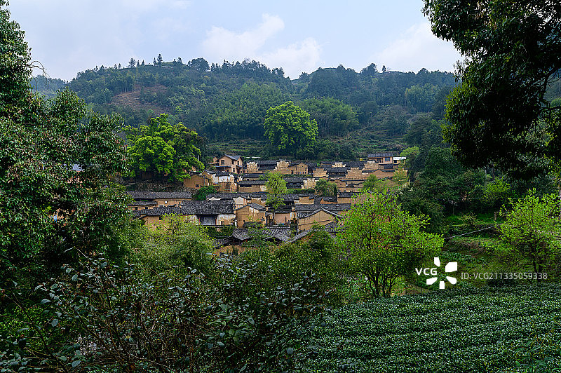 浙江丽水松阳杨家堂村. 被中国国家地理评为最后的江南秘境图片素材