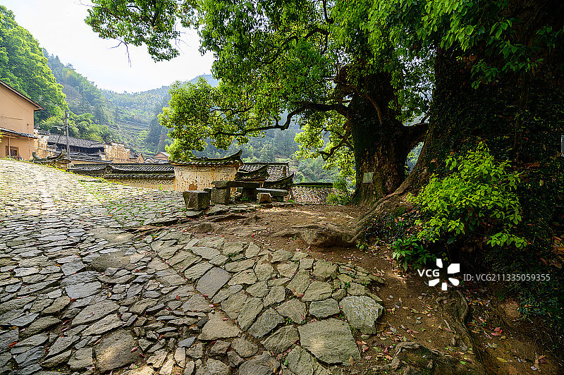 浙江丽水松阳杨家堂村. 被中国国家地理评为最后的江南秘境图片素材