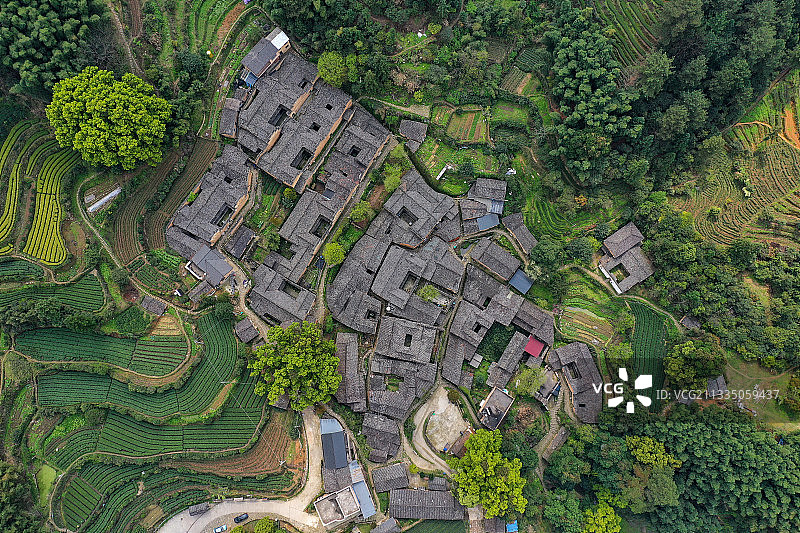 浙江丽水松阳杨家堂村. 被中国国家地理评为最后的江南秘境图片素材