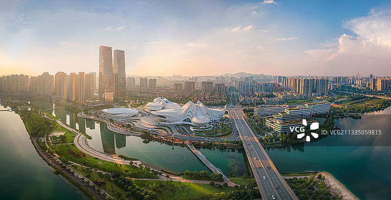 长沙梅溪湖图片素材