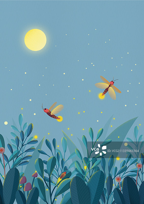 二十四节气大暑竖版图片素材