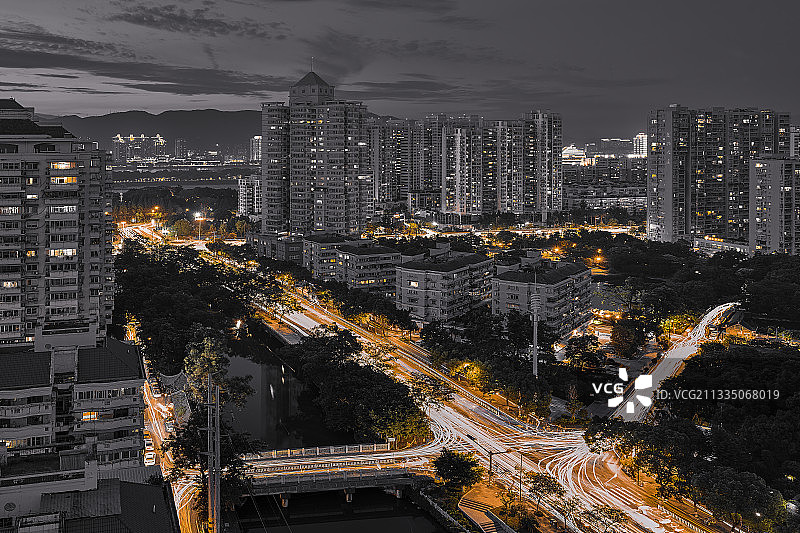 黑夜鎏金图片素材