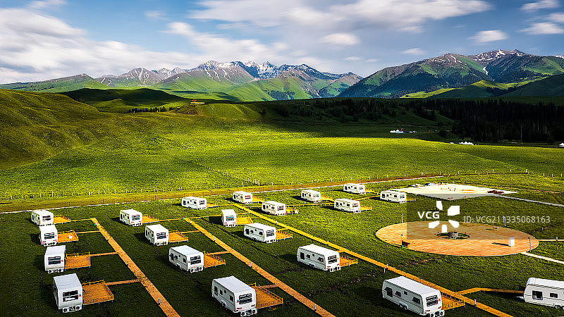 唐布拉百里画廊景区图片素材