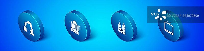 2.5D大峡谷城市风光复古套装图片素材