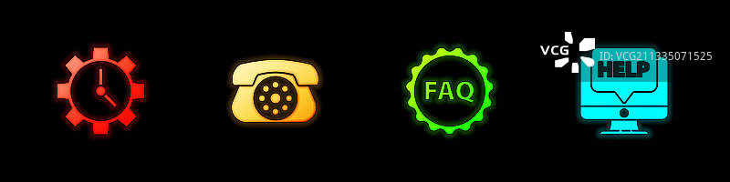 时间管理与电话标签文本图片素材