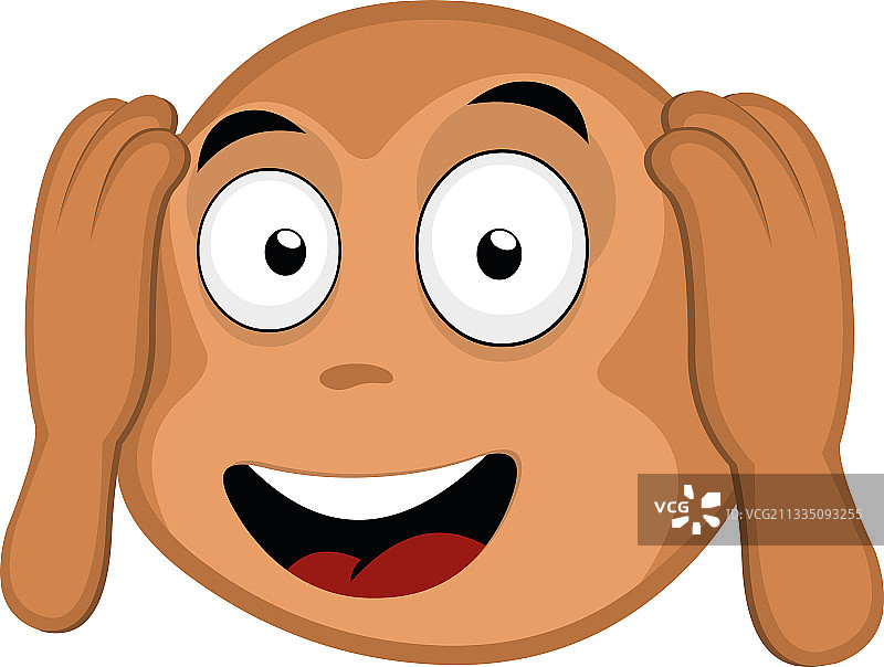 猴子脸图片素材