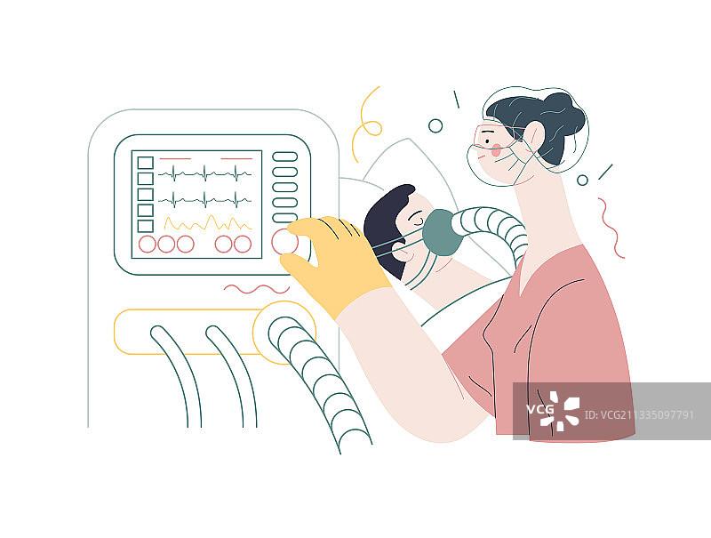 机械通气医疗保险图片素材