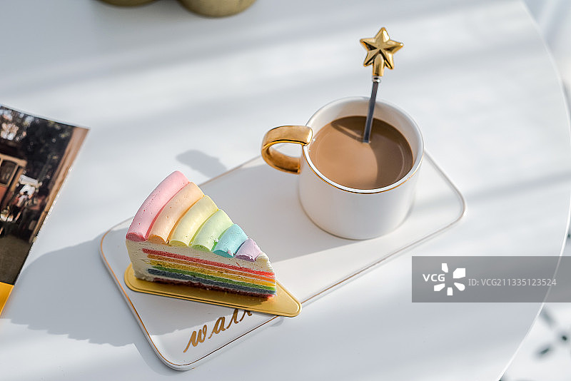 咖啡蛋糕下午茶图片素材