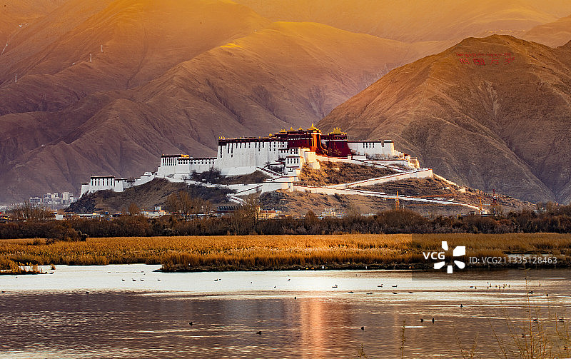 佛光照布宫图片素材