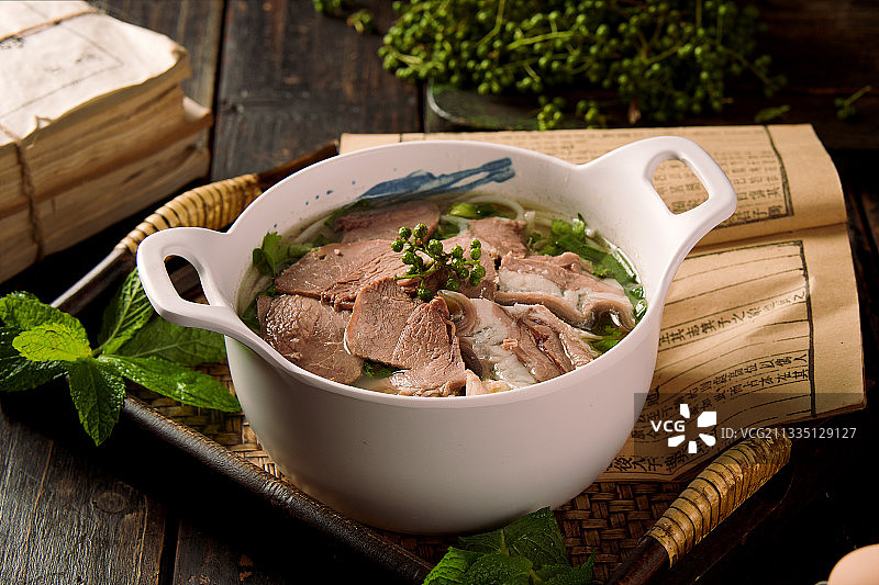 攀枝花羊肉米线图片素材