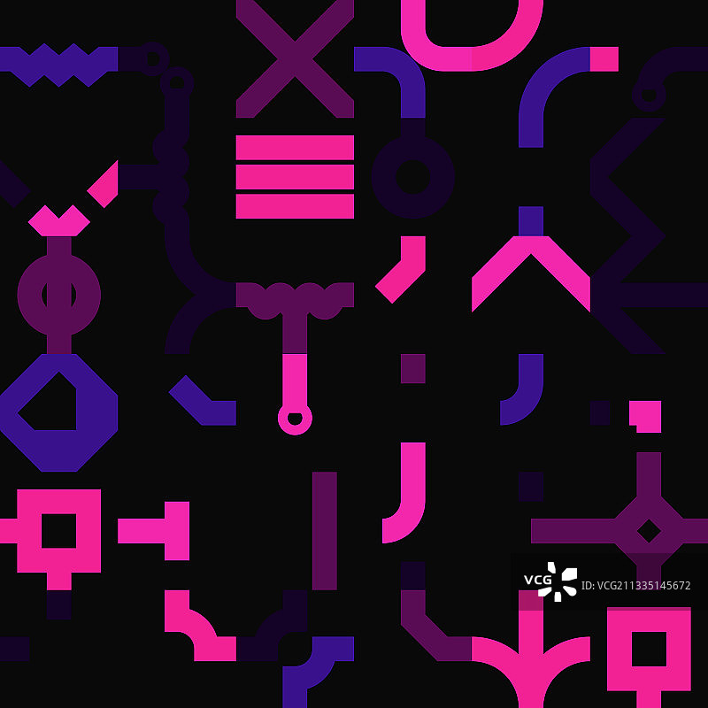 复古未来抽象图案图片素材