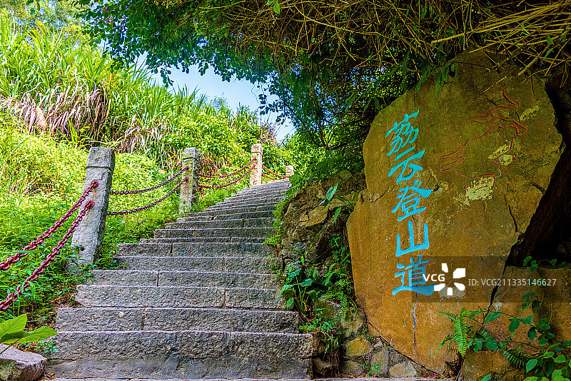 中国广东深圳塘朗山荔云登山道图片素材