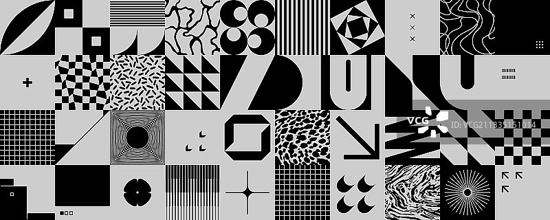 单色抽象图案设计图片素材