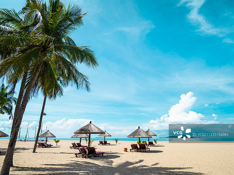 三亚君澜度假酒店私属精品海滩浴场图片素材