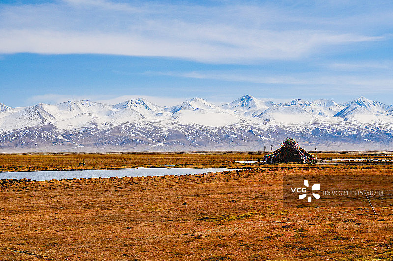 新疆巴音布鲁克草原风光图片素材