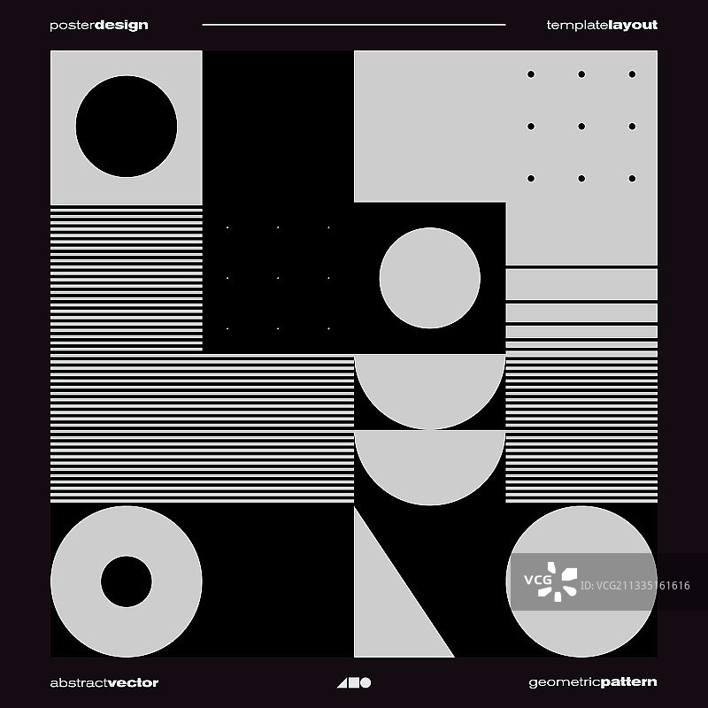 后现代方形封面模型图片素材