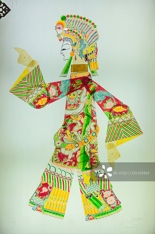 皮影博物馆内皮影图片素材