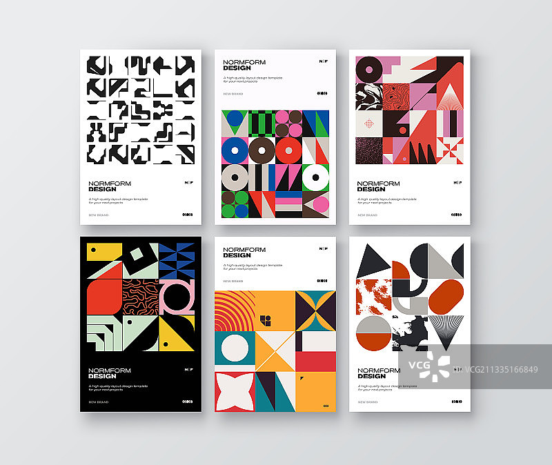 后现代海报设计封面模型合集图片素材