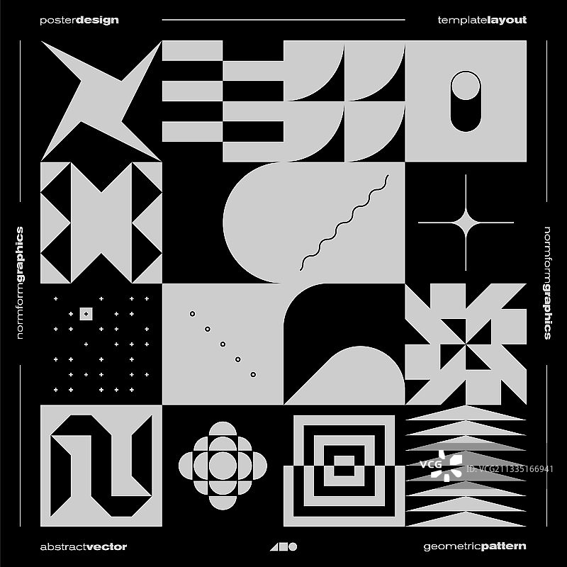 粗野主义设计封面模型图片素材