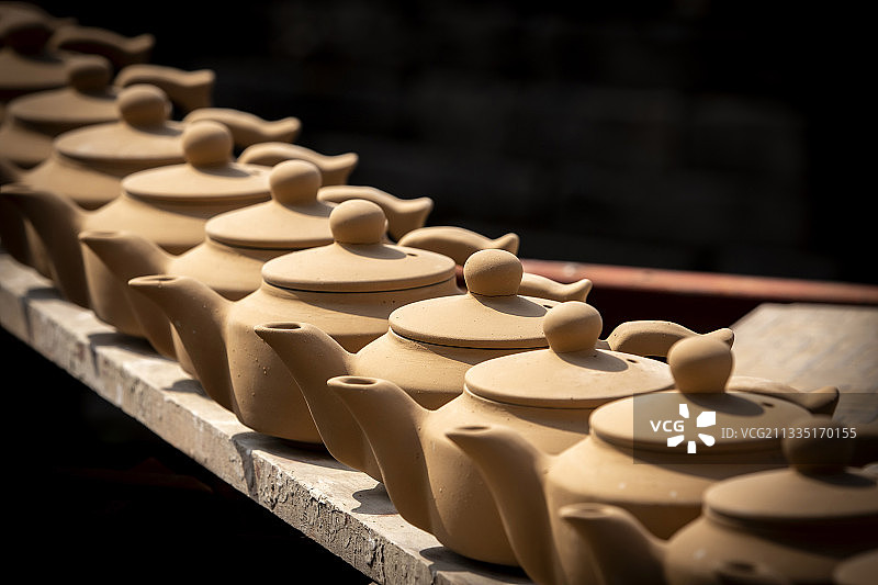 陕西尧头窑黑瓷图片素材