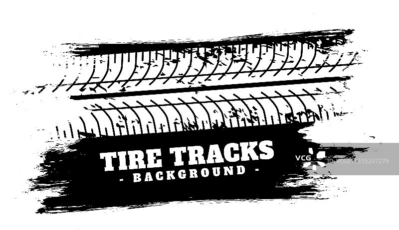 抽象的车辆轮胎痕迹背景图片素材