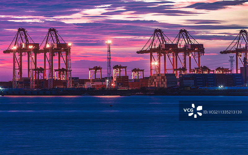 大铲湾港口集装箱图片素材