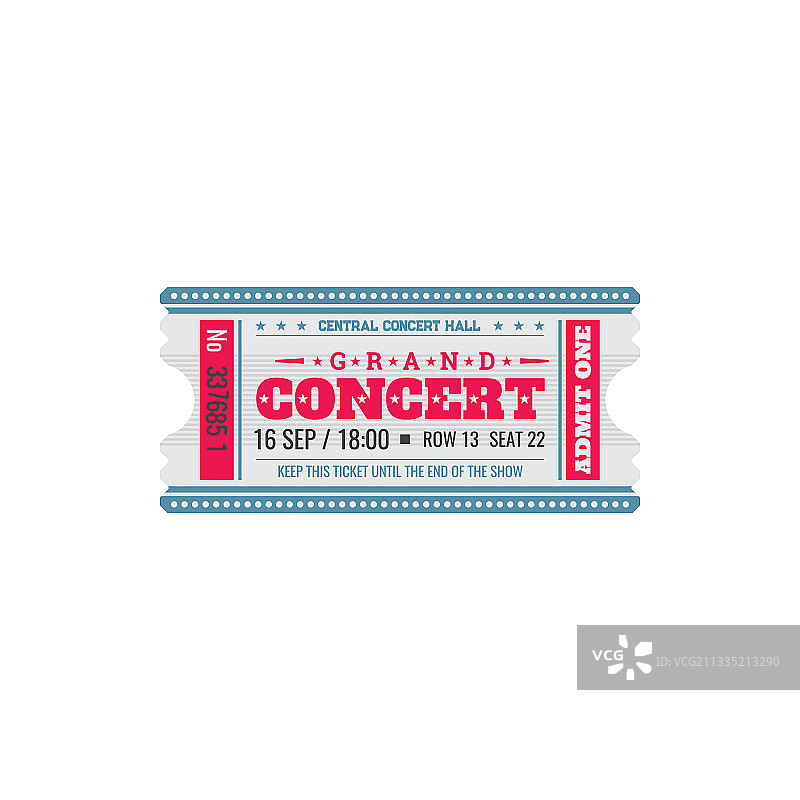 音乐厅音乐活动通行证图片素材