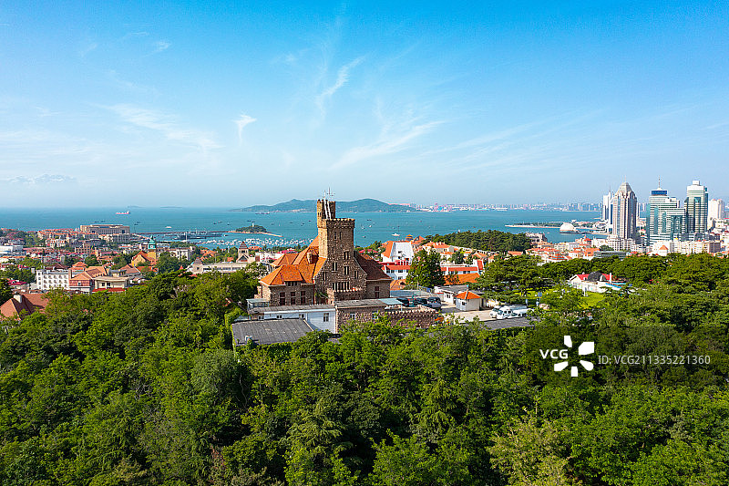 青岛老城区风光日景图片素材
