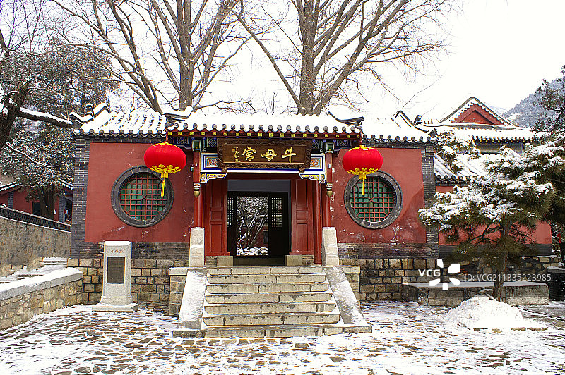 山东泰山斗母宫图片素材