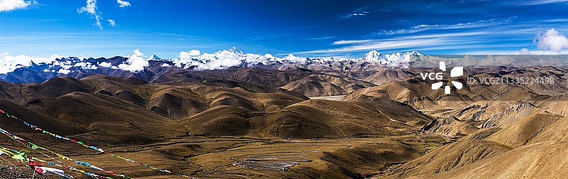 喜马拉雅群峰图片素材