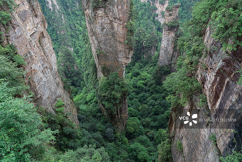 张家界国家森林公园自然风光，如诗如画图片素材