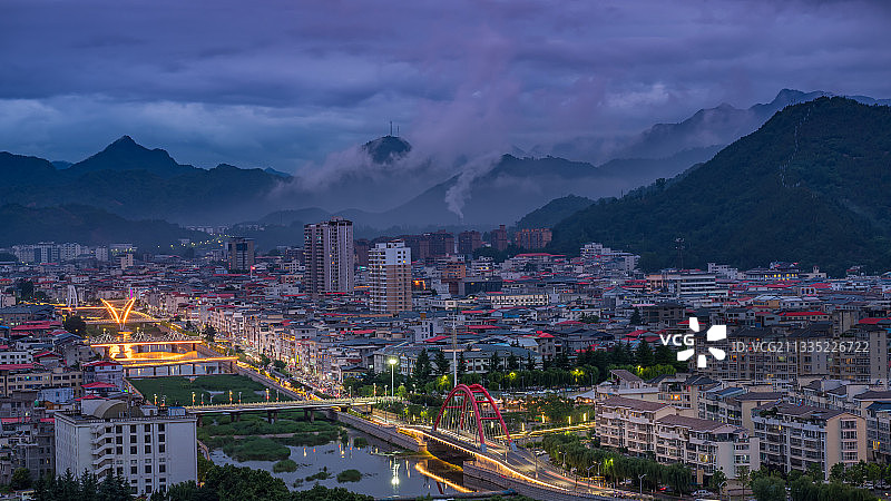 清新栾川图片素材