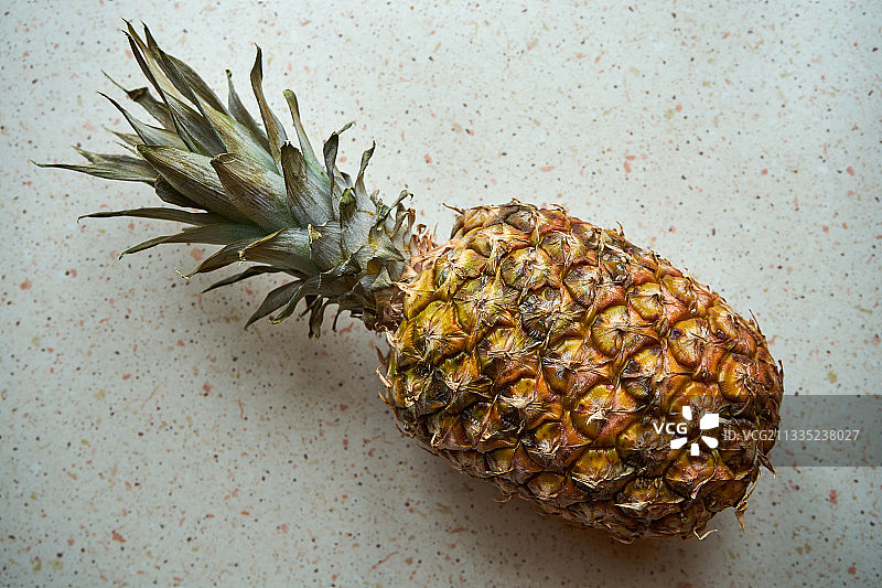 波兰桌子上的菠萝特写图片素材