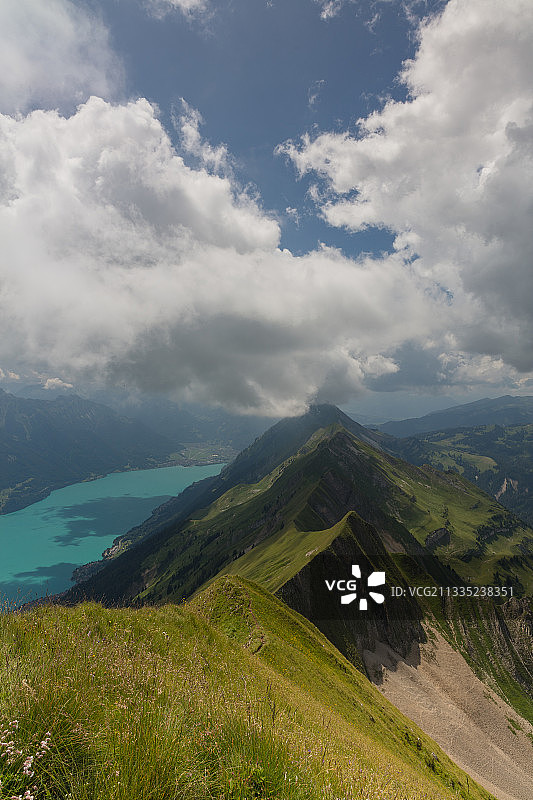 瑞士布里恩茨的风景图片素材