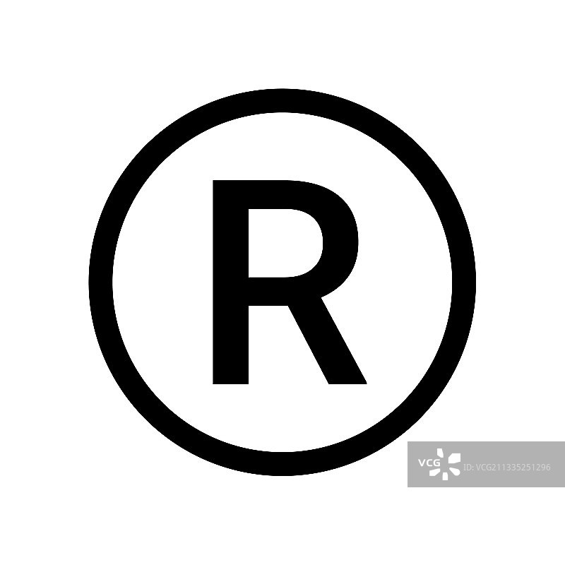 注册商标标志版权图标图片素材