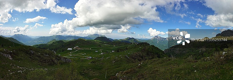 全景景观对天空图片素材