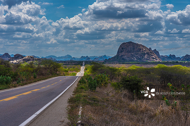 巴西田野道路图片素材