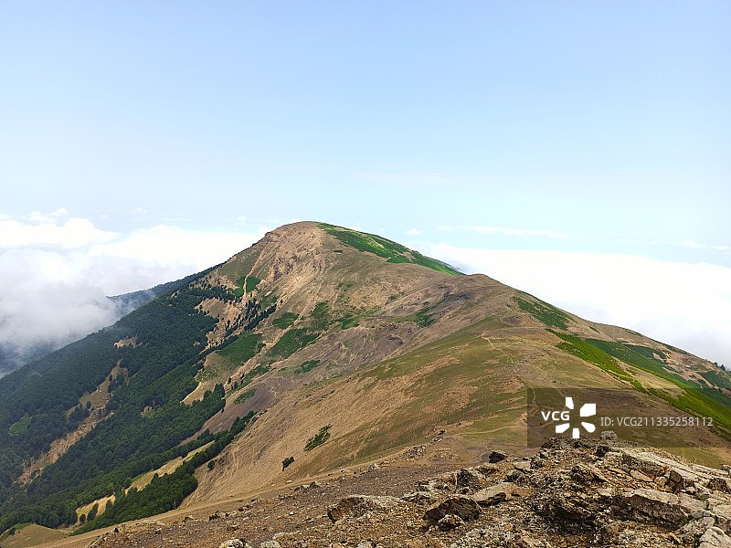 山对天空的风景图片素材