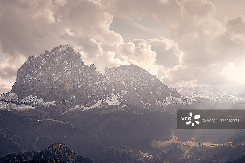 意大利兰科弗尔雪山风光图片素材