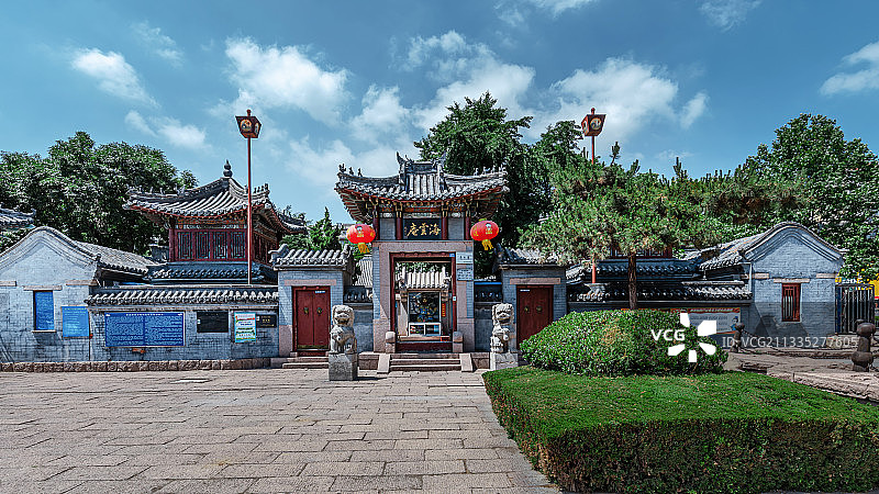 青岛市内的道观-海云庵图片素材