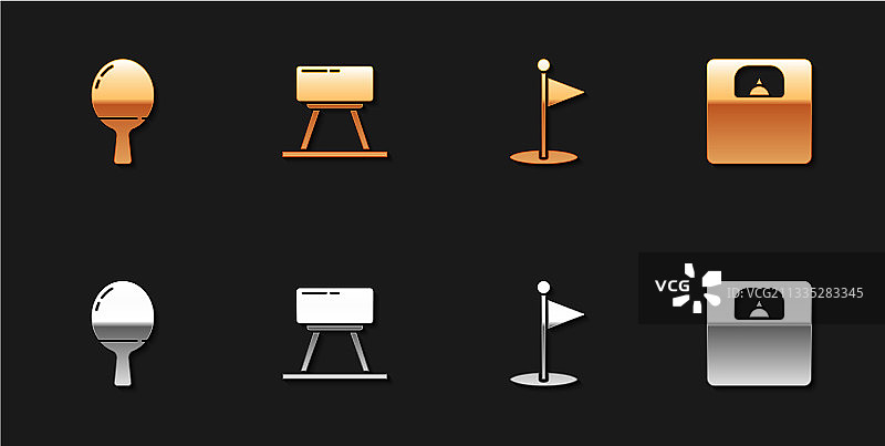 乒乓球球拍和鞍马合集图片素材